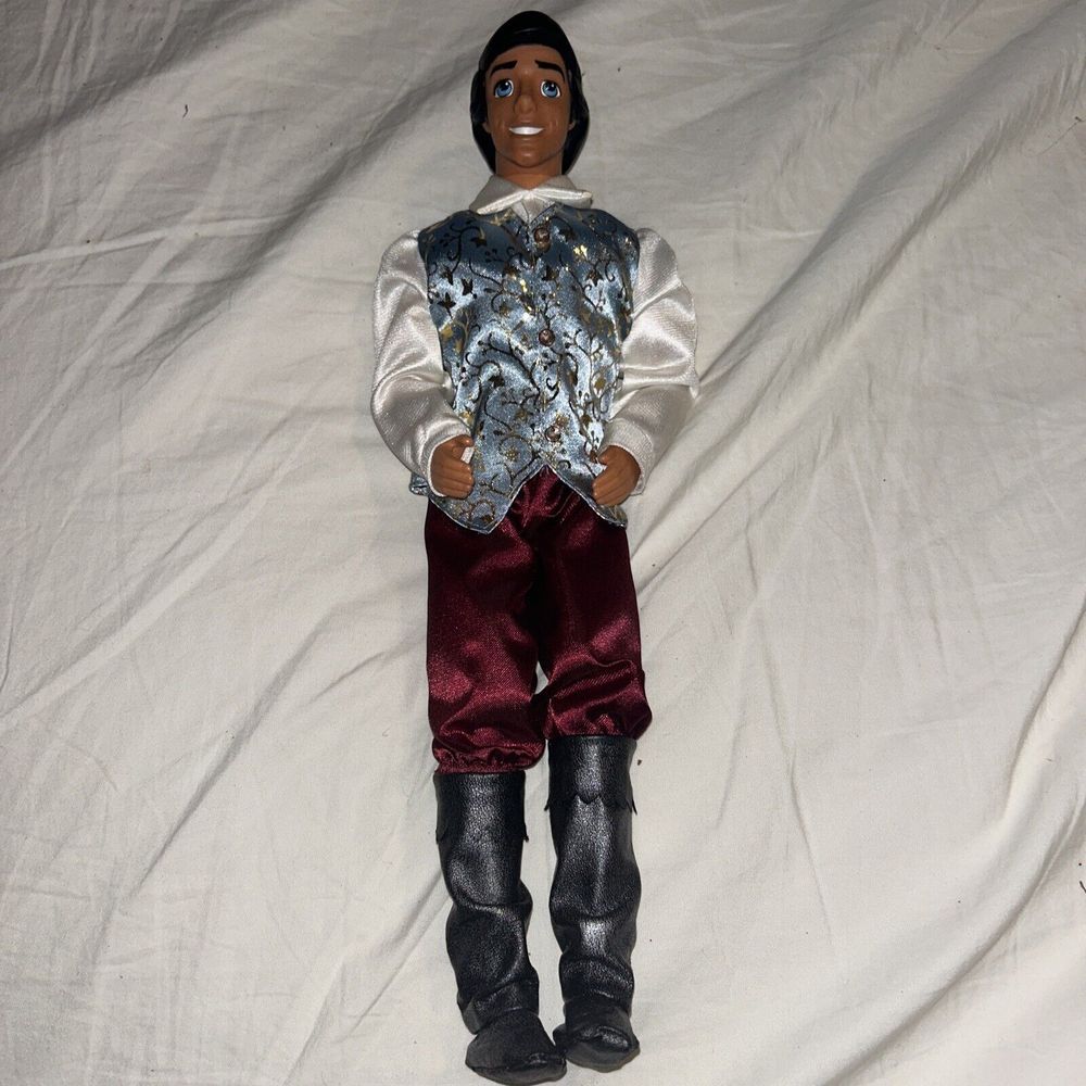 Disney Prince Eric Doll Little Mermaid 12" Doll With Full Royal Outfit A1